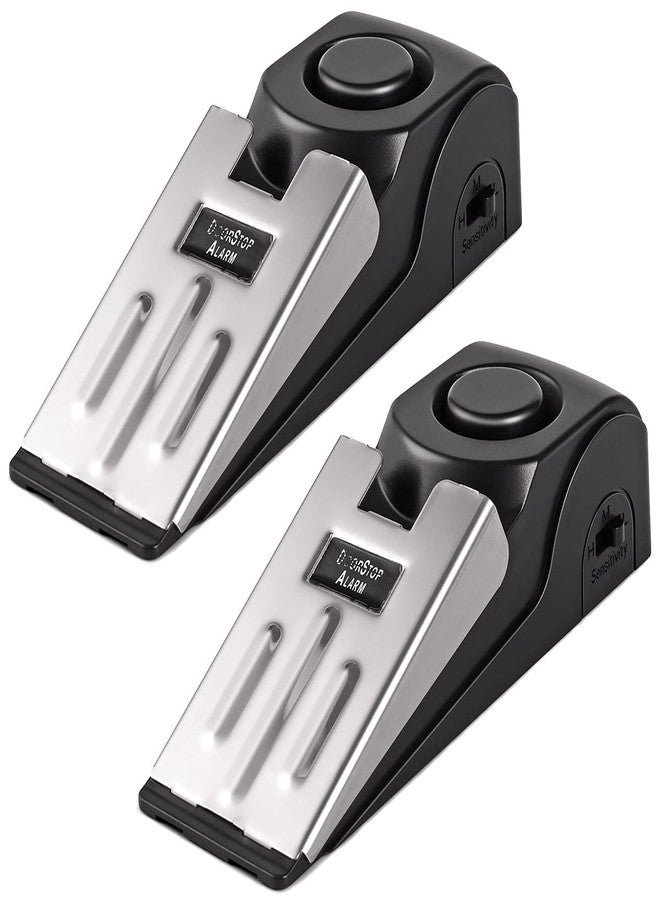COTOUXKER Door Stop Alarm, Door Stopper Security for Home Travel Apartment with 120DB Siren Portable Safety Tool 2 Pack - Image 1